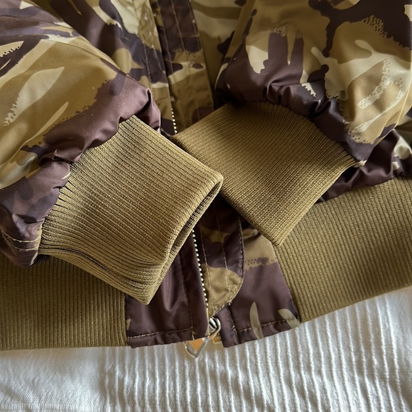 GANNI Camouflage Print Bomber Jacket size S - Picture 4 of 13